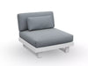 Bari Light Outdoor Lounge - 1 Seater Outdoor Sofa