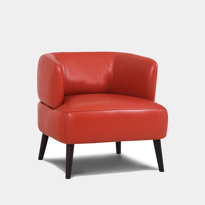 Woody Leather Armchair